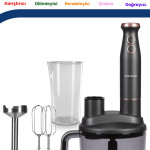 Bestrobot Antrasit 1500 Watt 5 In 1 Mutfak Robotu Multi Blender Seti