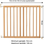 Bebek Güvenlik Kapısı, Ahşap Merdiven Korumalığı