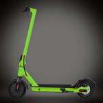 Mint Led Ekranlı Katlanabilir Elektrikli Scooter Yeşil