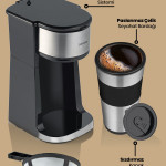 Gm-7347 Perfectto Kişisel Filtre Kahve Makinesi