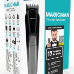Magicman Saç Ve Sakal Vücut Tıraş Makinesi 17 In1 Standlı Adaptörlü Full Erkek Bakım Seti
