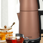 Joy Tea Rose Gold 2200 Watt Paslanmaz Çelik Çay Makinesi Ve Su Isıtıcısı