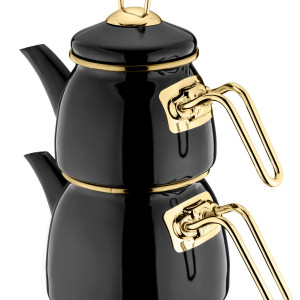 Sultan Mini - Çaydanlık Takımı Siyah