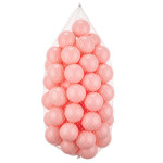 Bubble Pops Jumbo Pembe Top Havuzu Pembe Beyaz Şeffaf Altın Top