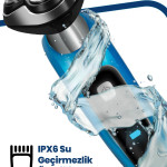 Adios 2in1 Islak Kuru Esnek Oynar Başlıklı IPX6 Su Geçirmez Tıraş Makin