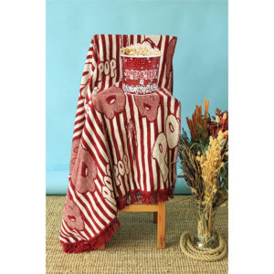 Red Love'n Pop Tv Blanket And Popcorn Bucket
