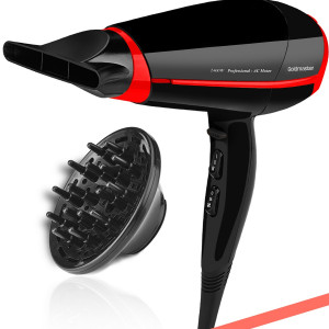 Fönmax Profesyonel Ultra Ince Kuaför Fön Makinesi Ve Difüzör Başlıklı Saç Kurutma Fön Makinesi