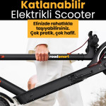 Amartisörlü Garantili Katlanır Patlamaz Lastik Elektrikli Scooter