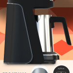 Prokıvam İnox Siyah Geniş Hazne Çelik Cezveli Akıllı Yerleştirmeli Türk Kahve Makinesi