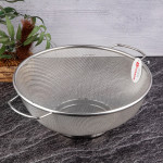 Stainless Steel Strainer Basket 25cm- Pasta Rice Vegetable Fruit Strainer