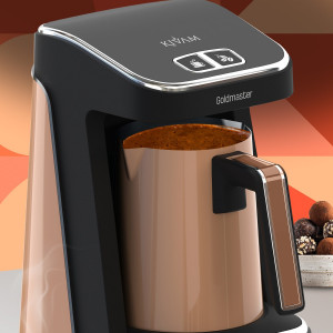 Prokıvam Gold Geniş Hazne Çelik Cezveli Akıllı Yerleştirmeli Türk Kahve Makinesi