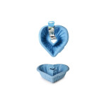 Blue Silicone Heart Cake Mold