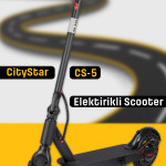 Yeni Nesil Güçlü Fırçasız Motor Elektrikli Scooter