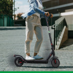 350w Güçlü Motor Süspansiyonlu Katlanabilir Elektrikli Scooter