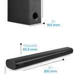 Kablolu Soundbar Woofer Bluetooth Hdmı Ses Sistemi