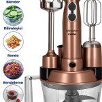 Robotix 1000 Watt 5 In 1 Mutfak Robotu Multi Blender Seti Gold