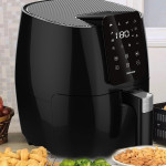 Porto Dijital Dokunmatik 10 Ön Ayarlı 4.5 Litre Airfryer Yağsız Kızartma Sıcak Hava Fritöz