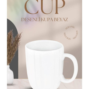 Cup - Seramik Kupa 350 Ml