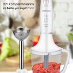 Twinmix 1000 Watt Güçlü Motor Turbo Hız Ayarlı Blender Set Beyaz