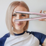 Melisa Dijital Ekranlı Turmalin Seramik Kalın Plakalı İyonik Saç Düzleştirici Pembe