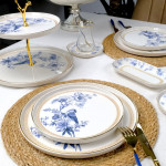 Blue Bird Gilded 27 Pieces Presentation And Catering Set For 6 People