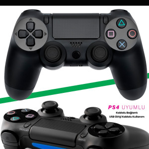 PS4/PC Uyumlu Kablolu Oyun Kolu