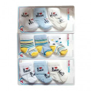 Unisex 9 Çift Bebek Çorabı