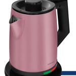 Akasya Sedef Pembe Xl 2200 Watt Patentli Damlatmayan Tasarımı Çelik Çay Makinesi Ve Su Isıtıcısı