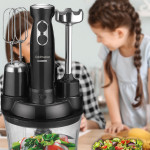 Blendactive 5 in 1 Mutfak Robotu Multi Blender Seti Siyah