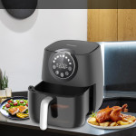 Freefry 1700w Xl Dokunmatik 8 Ön Ayarlı Cam Kapaklı Hazne Aydınlatmalı Airfryer Sıcak Hava Fritözü