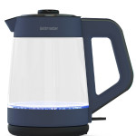 Alman Schott Cam Demlikli Ve Geniş Gövdeli Çay Makinesi Ve Led Işıklı Su Isıtıcısı