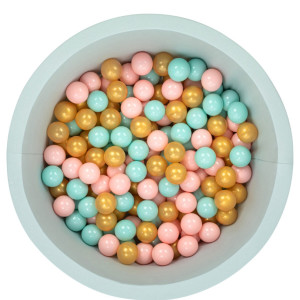 Bubble Pops Mint Top Havuzu ve Mint Pembe Gold Top