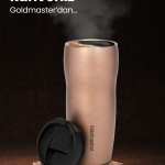 Gezgin Çıkarılabilir Filtreli Çelik Sızdırmaz Termoslu Filtre Kahve Makinesi Gold
