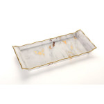 Marble Plated Mini Rectangular Presentation Serving Tray