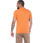 Erkek Kayısı Polo Yaka Pike Likralı Modern Kesim Kısa Kollu T-shirt F5186