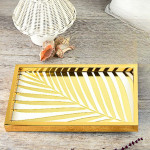 Artemis Tray 22x37 cm - Palm Pattern