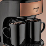 Altıntelve Yıkanabilir Ve Temizlenebilir Filtreli Çift Kupalı Filtre Kahve Makinesi