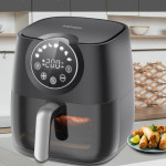 Freefry 1700w Xl Dokunmatik 8 Ön Ayarlı Cam Kapaklı Hazne Aydınlatmalı Airfryer Sıcak Hava Fritözü