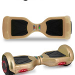 Golden 6.5 Inch Işıklı Akıllı Dengeli Elektrikli Kaykay Hoverboard Deri Taşıma Çantalı