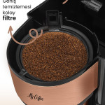 Mycoffee Relax Mc-102 Gold Seyahat Termos Bardaklı Bpa Içermeyen Kişisel Filtre Kahve Makinesi