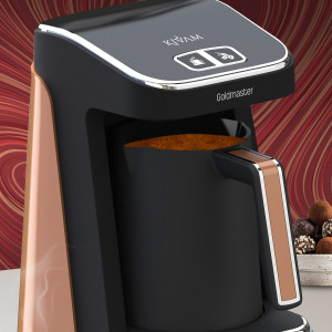 Kıvam Gold Geniş Hazneli Akıllı Yerleştirme Patentli Türk Kahve Makinesi