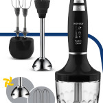 Rapido 1500w Paslanmaz Çelik Güçlü Motorlu Turbo Hız Ayarlı 3in1 Blender Set Gm7265