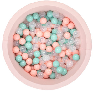 Bubble Pops Pembe Top Havuzu ve Pembe Mint Şeffaf Top