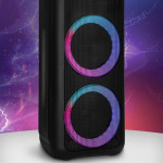 Radyolu Işıklı Şarjlı Bluetooth Speaker Hoparlör Party Box
