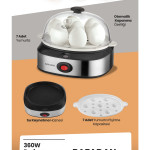 Rafadan İnox Paslanmaz Çelik Otomatik Kapanma Özellikli Yumurta Pişirme Haşlama Cihazı Makinesi