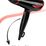 Gala 2200 Watt Difüzör Başlıklı Kademeli Saç Kurutma Makinesi Kırmızı