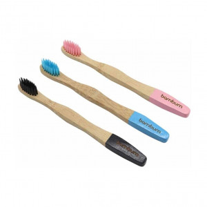 Salute - Bambu Diş Fırçası Çocuk 3lü Set