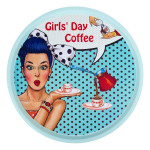 Toya Yuvarlak Tepsi- Girls Day Coffee