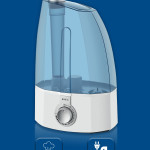Nec Beyaz Ultrasonik Sessiz 3,7l Su Tankı 12 Saat Kesintisiz Buhar Veren Hava Nemlendirme Cihazı
