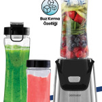 Quickmax Buz Kırma Özellikli Inox 2 Adet Bpa Free Tritan Şişeli Kişisel Personal Smoothie Blender